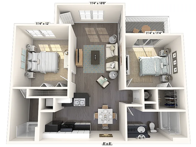 Floor plan The Sunflower
