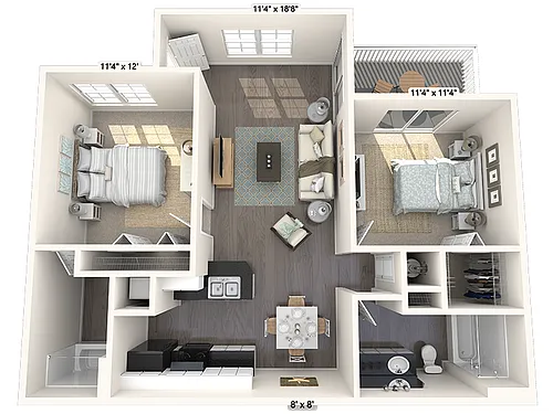Floor plan The Sunflower
