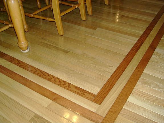 Wood Flooring in Dining Room