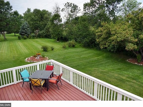 Lovely tree lined yard