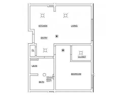 Floor plan One Bedroom B