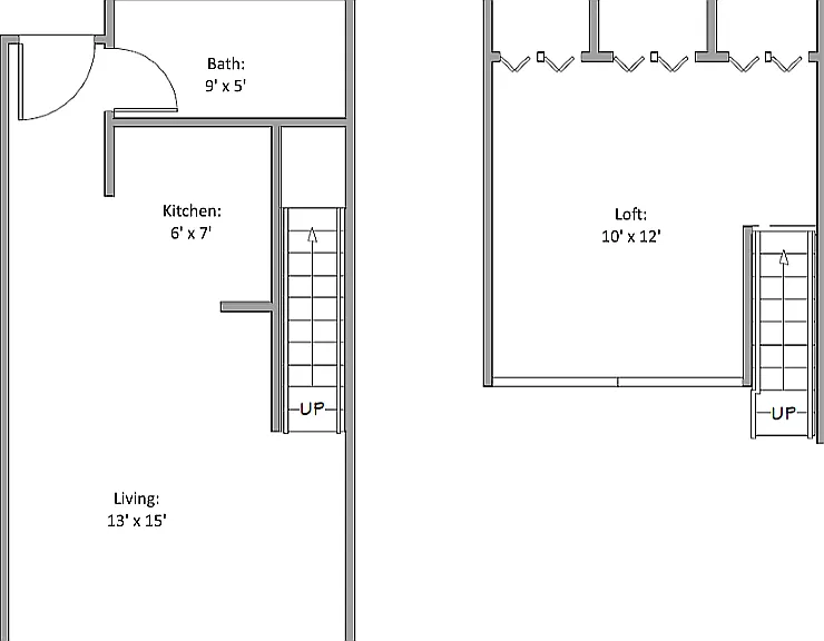 3823 Spring Garden - 1st floor studio loft