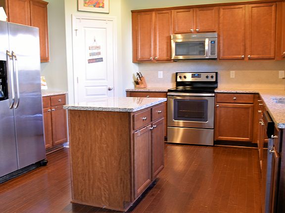 Kitchen with granite