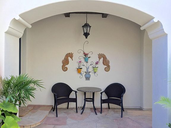 Seating area in front court yard