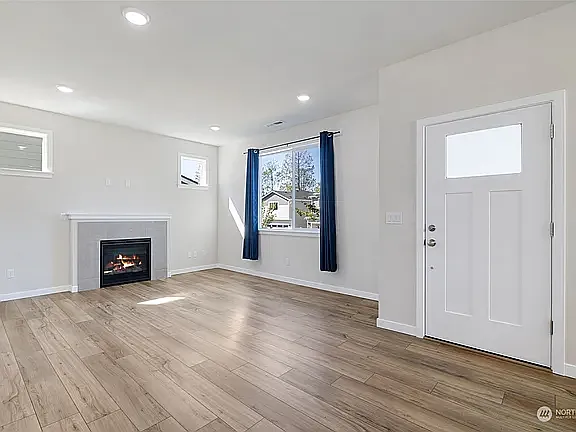 Living Room at West Entrance View 1
