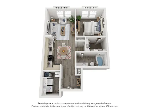 Floor plan A1