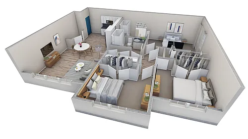 Floor plan 3-2RO