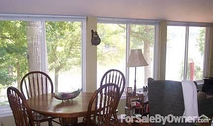 Dining Room
						:
						Eating with view of water. Reading chair watching the bird feeders.