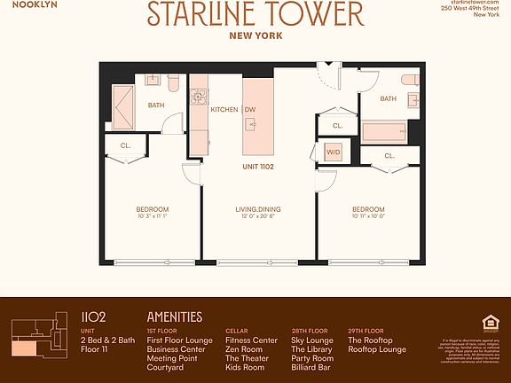 2nd image of 250 W 49th St #1102