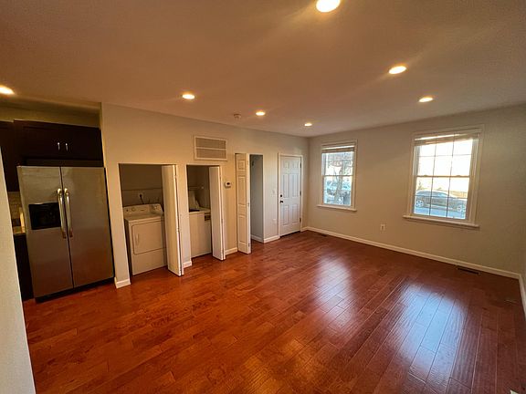 Living Area with Washer and Dryer