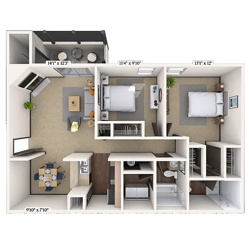 Floor plan Belmont I