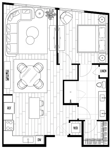 Floor plan A SIX