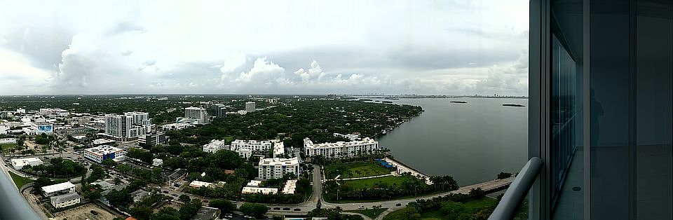 Panorama shot from terrace