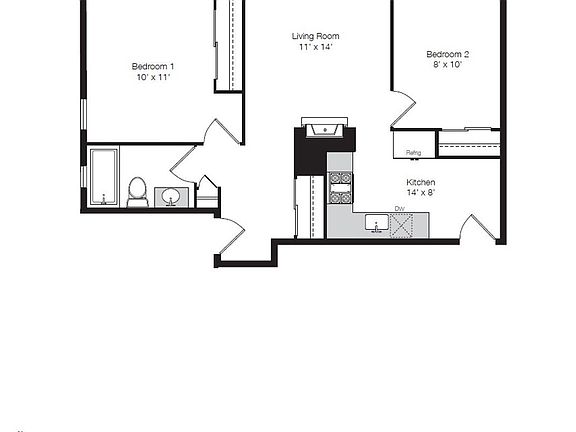 2nd image of 611 W Arlington Pl APT 1N