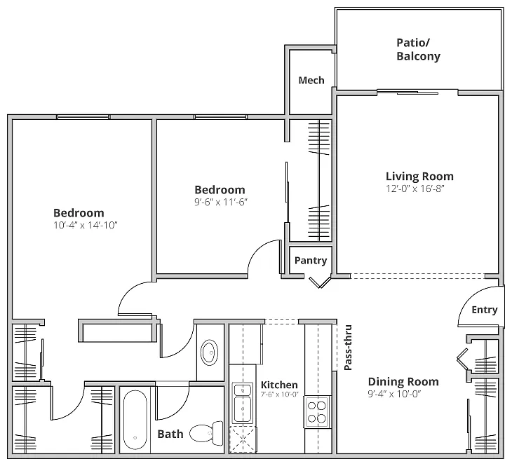 Floor plan Waterford