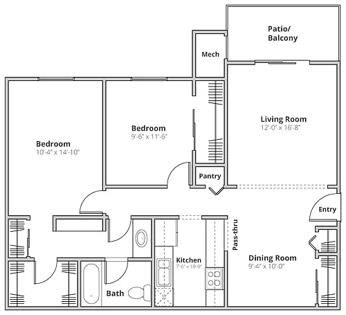 Floor plan Waterford