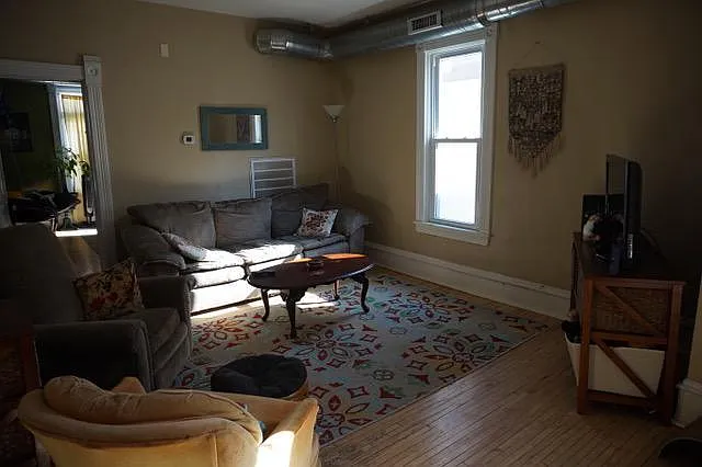 Living room on main level (2nd floor of house)
