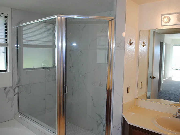 Master shower