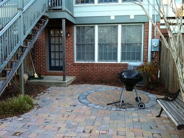 Patio entrance