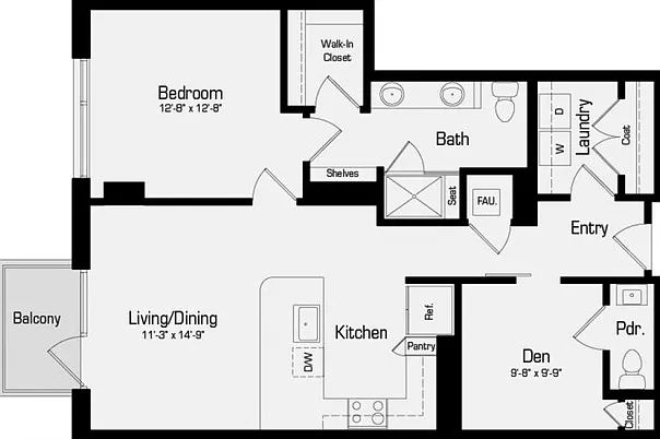 A5 | 1 bed 1.5 bath | 1006 Sq. Ft A5 | 1 bed 1.5 bath | 1006 Sq. Ft