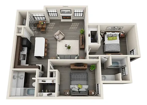 Floor plan B3