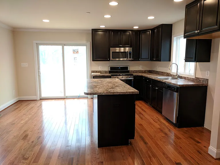 Kitchen and eating area