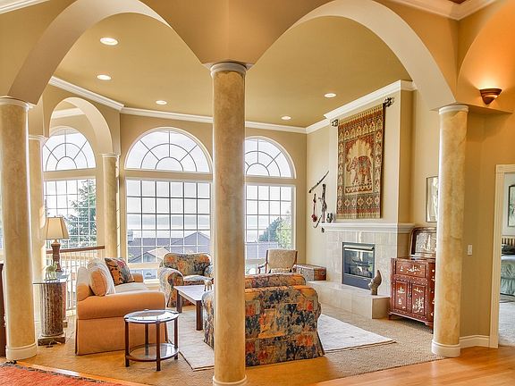 Living room with view