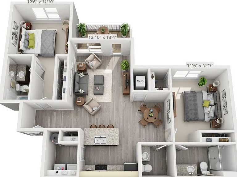 The Vivo | 2 Bedroom | 2.5 Bathroom