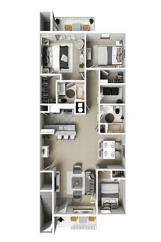 Floor plan 3 X 2