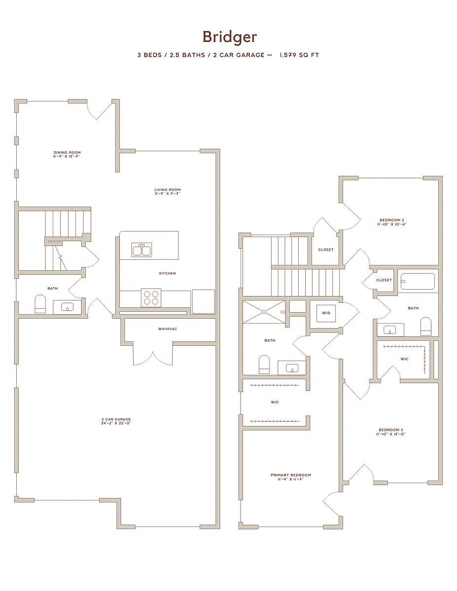 Floor plan Bridger