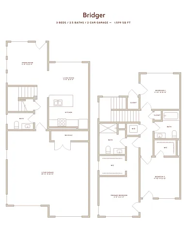 Floor plan Bridger