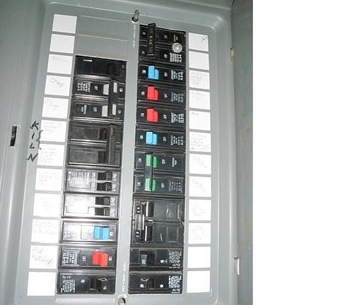 Elec circuit breaker panel