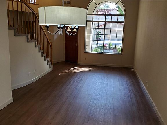Looking towards front door from dining room area