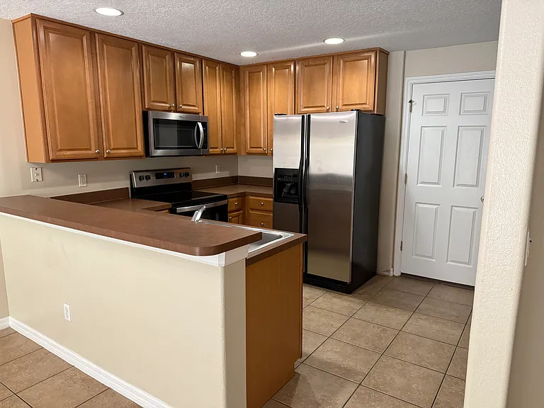 Kitchen and counter