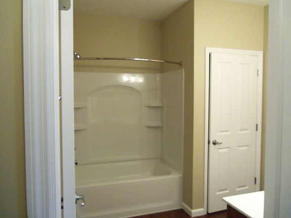 Large bathroom double sinks