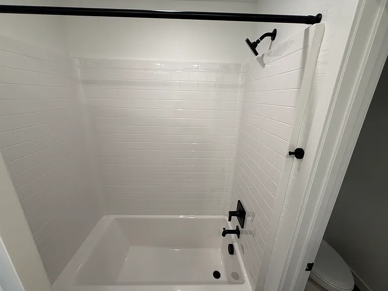 Shared bathroom shower