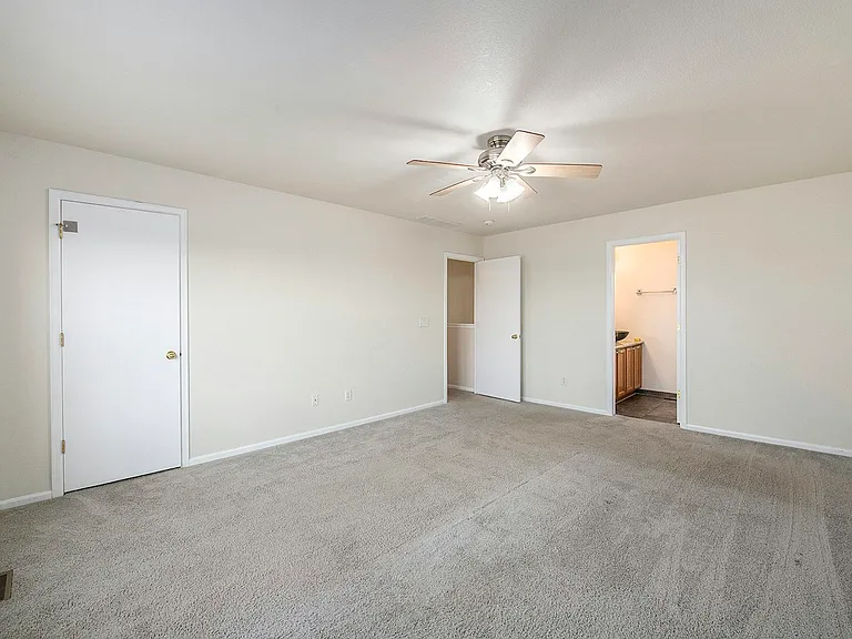 primary suite w/ walk in closet