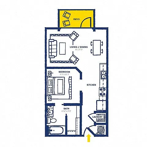 Floor plan Jr 1A