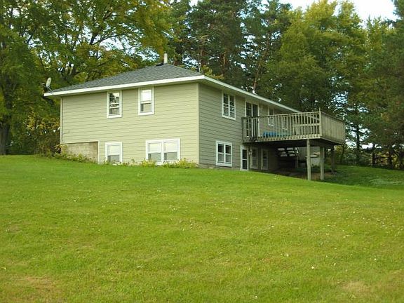 Rear of home, large yard.