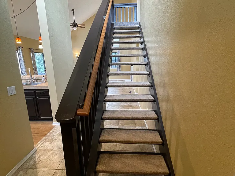 Stairs to Bedroom #4 & the Office