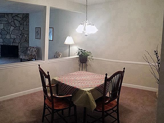 Separate dining area