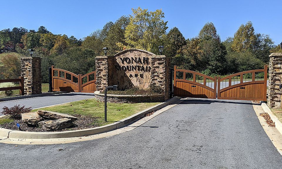 Gated entrance!