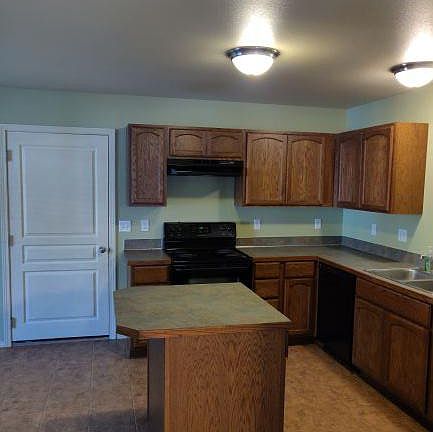 Kitchen and island