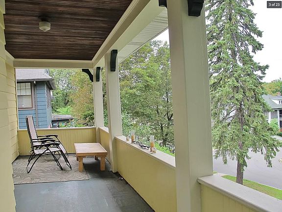 Upstairs front porch