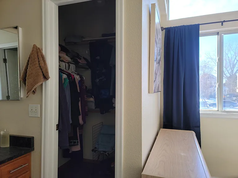 Master bedroom closet
