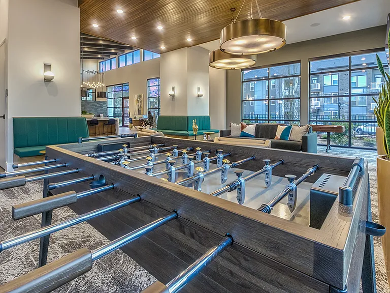 Foosball in Community Clubhouse