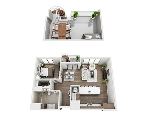 Floor plan A1E Penthouse