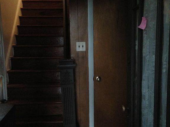 Entryway - coat closet on the right