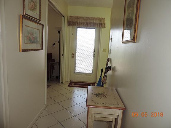 front door and entry hall