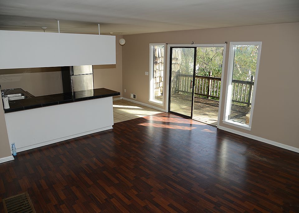 living room/kitchen/deck